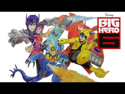 480x360 drawing big hero {speed art} - Big Hero 6 Drawing