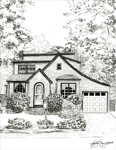 400x519 house flyoung studio - Big House Drawing