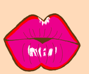 300x250 Big Lips Drawing - Big Lips Drawing