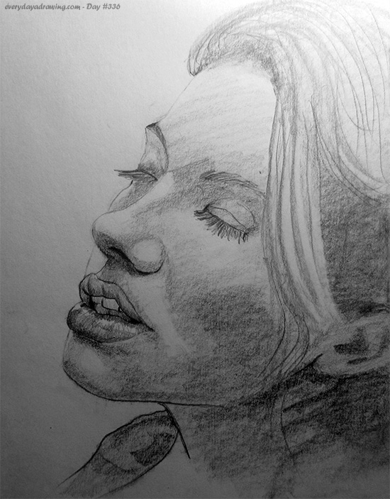 550x703 Day - Big Lips Drawing