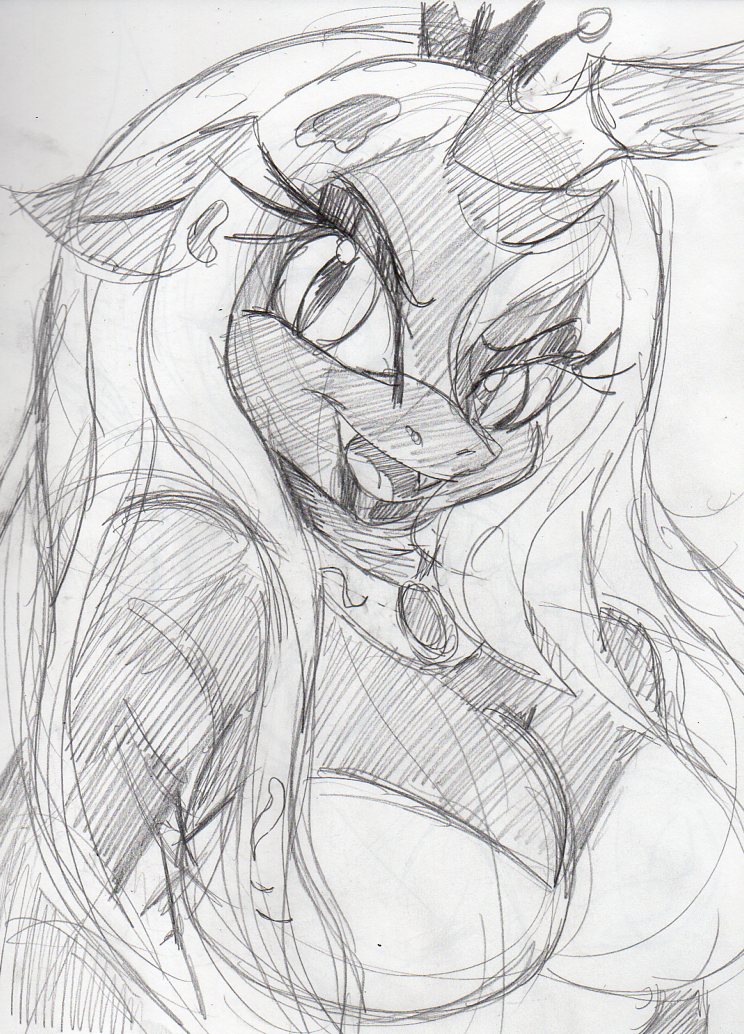 744x1034  - Big Lips Drawing