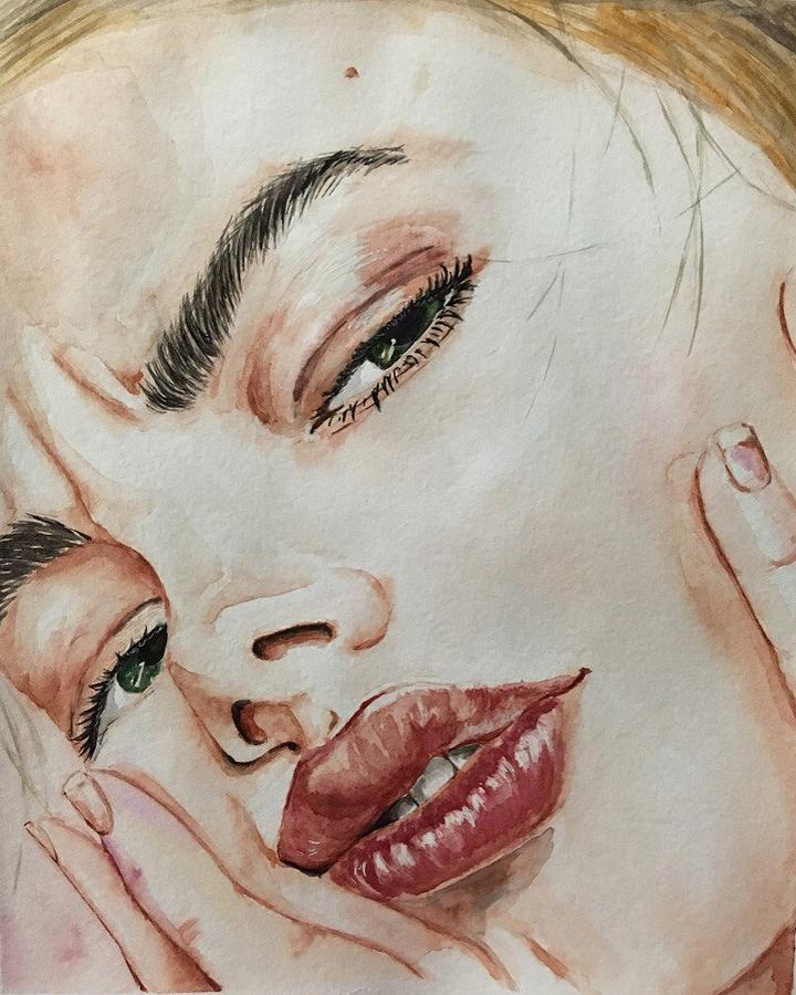720x900 Big Lips Drawing - Big Lips Drawing