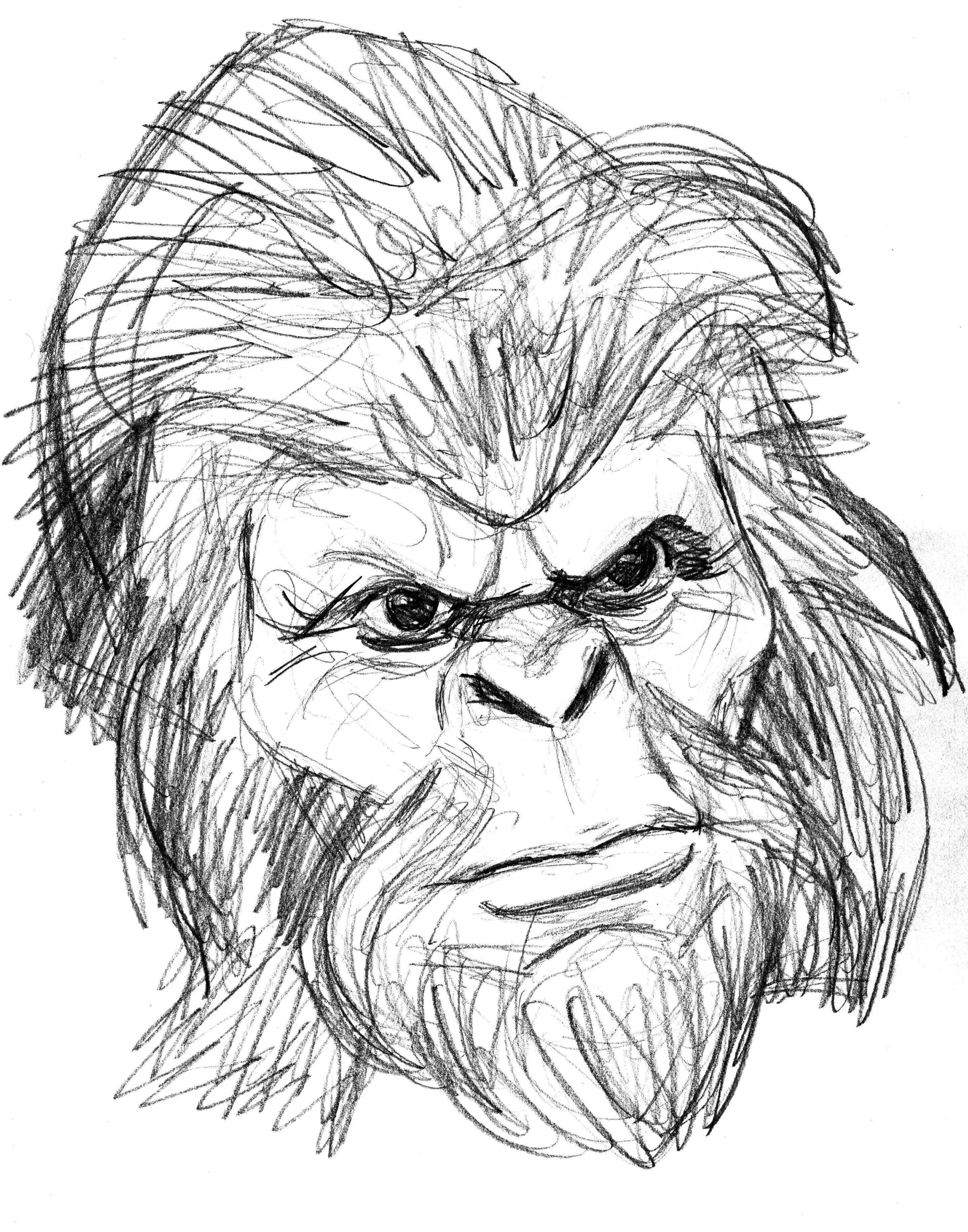 Bigfoot Drawings Pictures Tom Bancroft BIGFOOT sketches Mohammad Burke