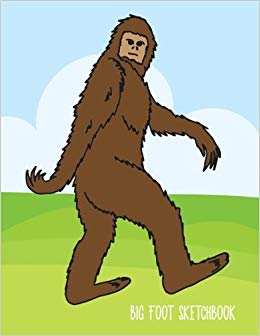 260x336 big foot sketchbook bigfoot sketchbook, sasquatch sketch book - Bigfoot Drawing