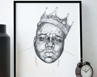340x270 Biggie Drawing Etsy - Biggie Drawing