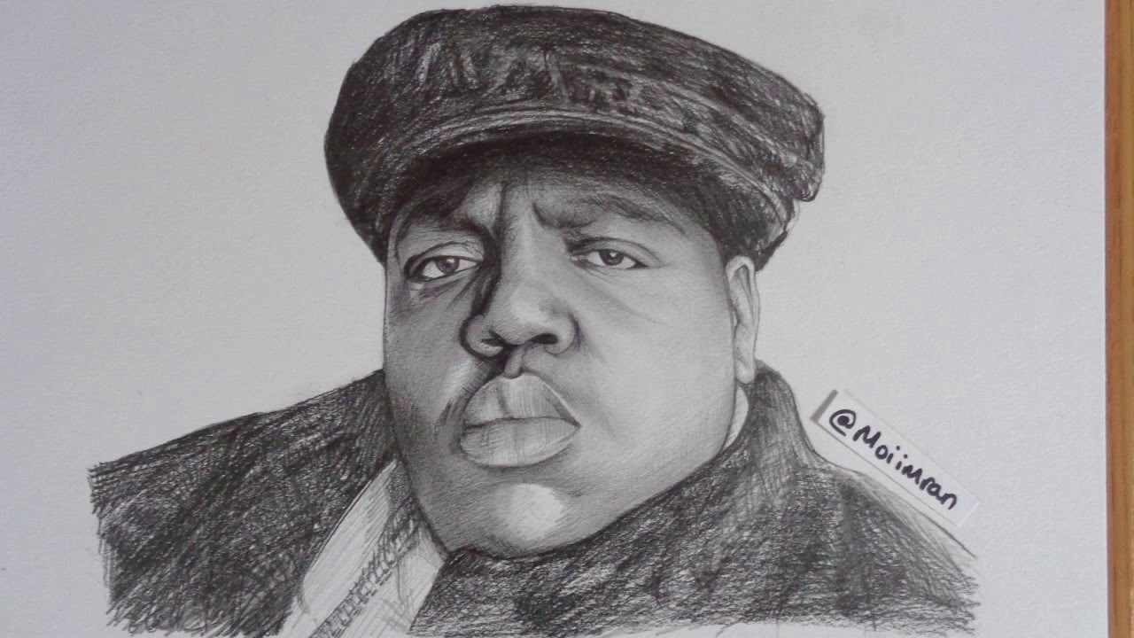 1280x720 drawing the notorious b i g - Biggie Drawing