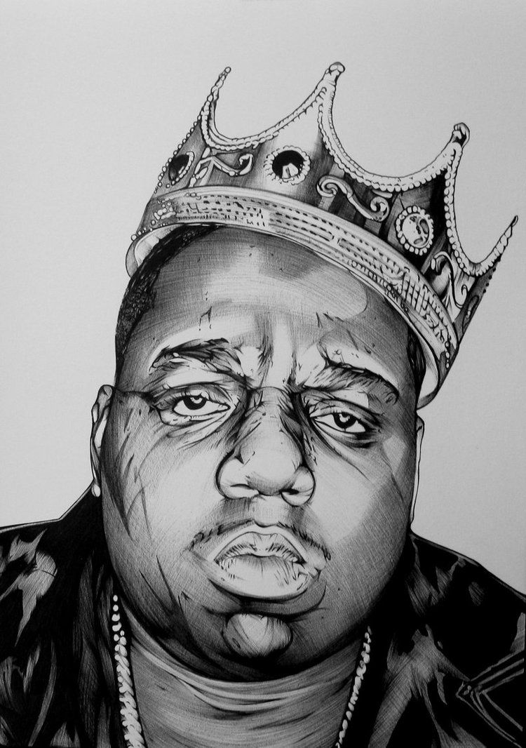 750x1066 notorious big - Biggie Drawing
