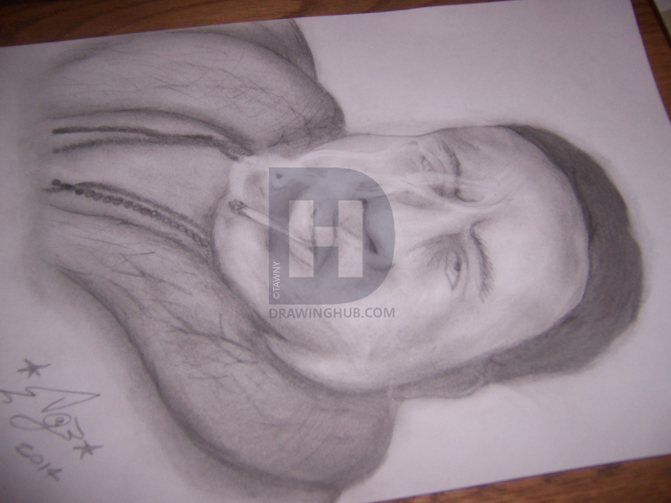 2304x1728 Biggie Smalls Drawing - Biggie Smalls Drawing