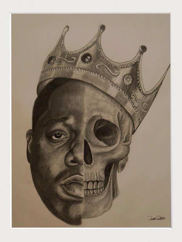 600x799 Dustin Dattilio Art On Twitter Biggie Smalls Pencil Drawing - Biggie Smalls Drawing