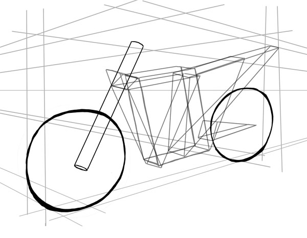 600x464 How To Draw Vehicles Motorcycles - Bike Drawing