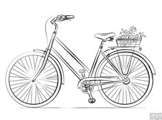236x174 Best Bicycle Drawing Images How To Draw, Learn Drawing - Bike Drawing