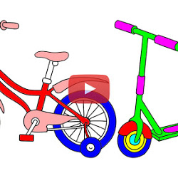 250x250 Easy Motorbike Drawing For Kids - Bike Drawing For Kids