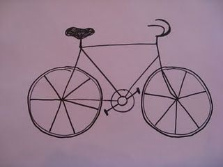 320x240 Simple Steps For Elementary Kids To Draw A Bicycle Class Art - Bike Drawing For Kids