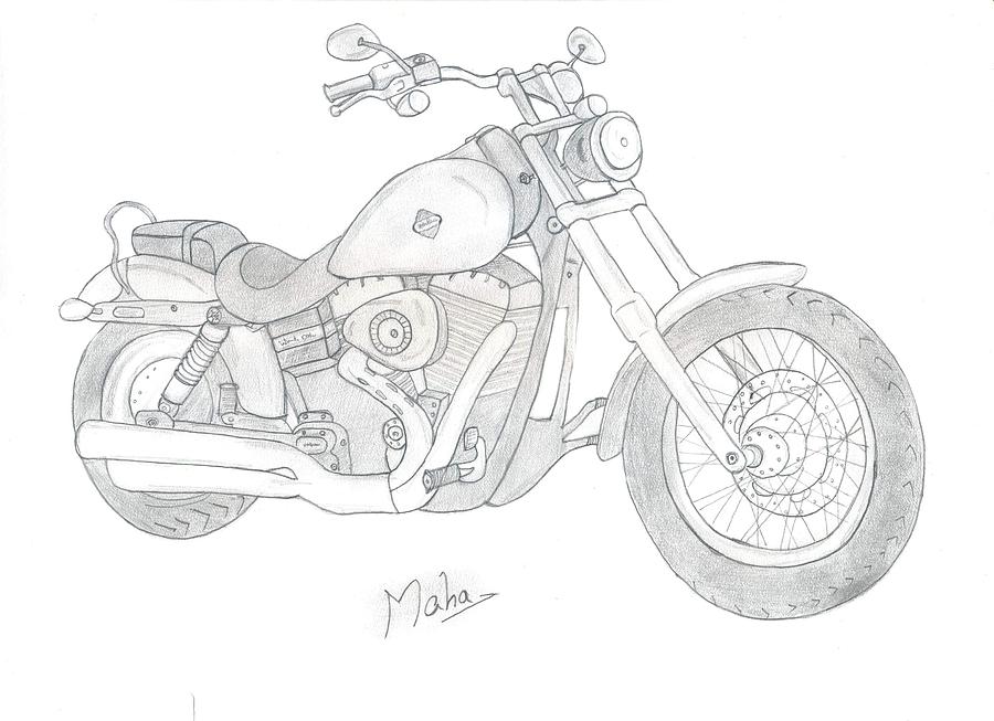 900x653 Dream Bike Drawing - Bike Drawing Pictures