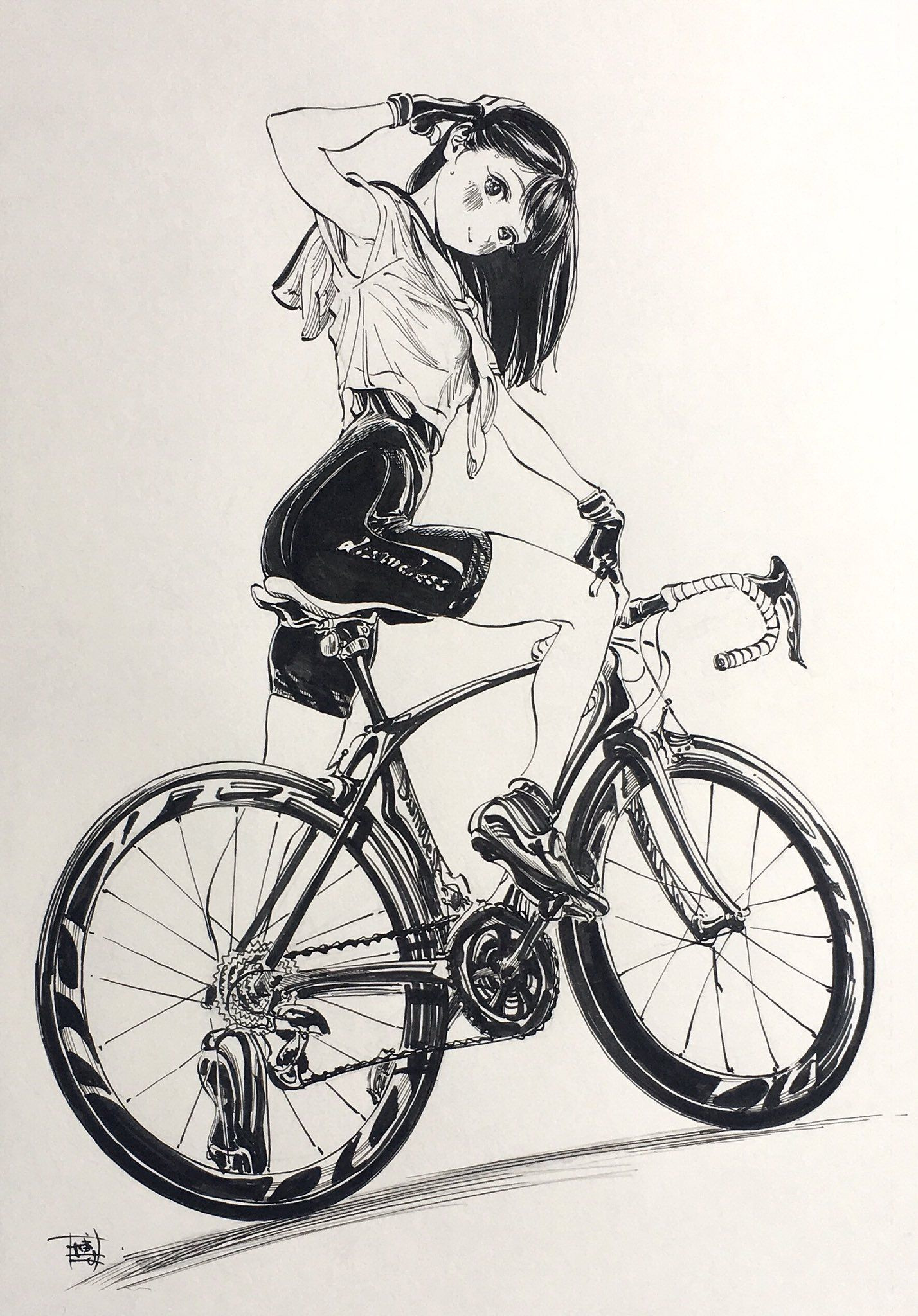 Bike Drawing Pictures at Explore collection of