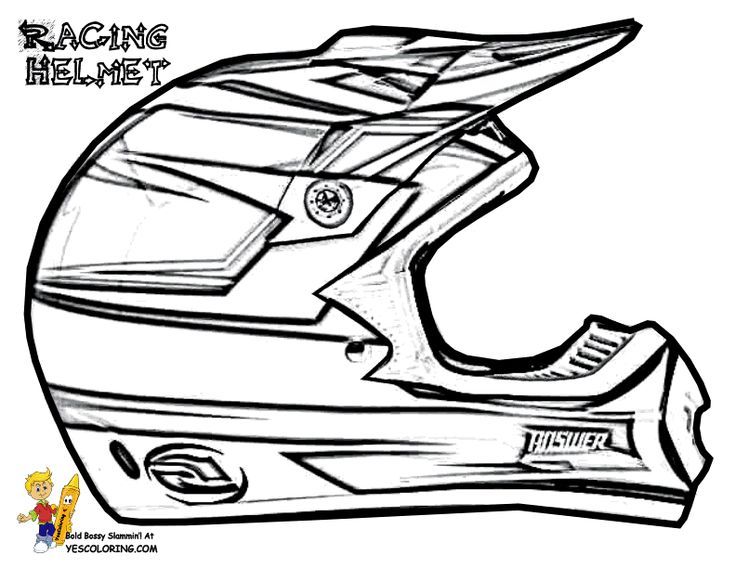 736x568 Dirt Bike Helmet Coloring - Bike Helmet Drawing