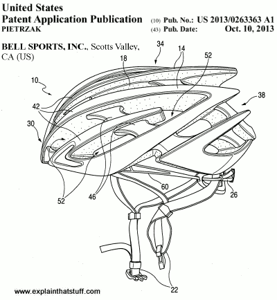 400x434 How Does A Bicycle Helmet Protect Your Head - Bike Helmet Drawing