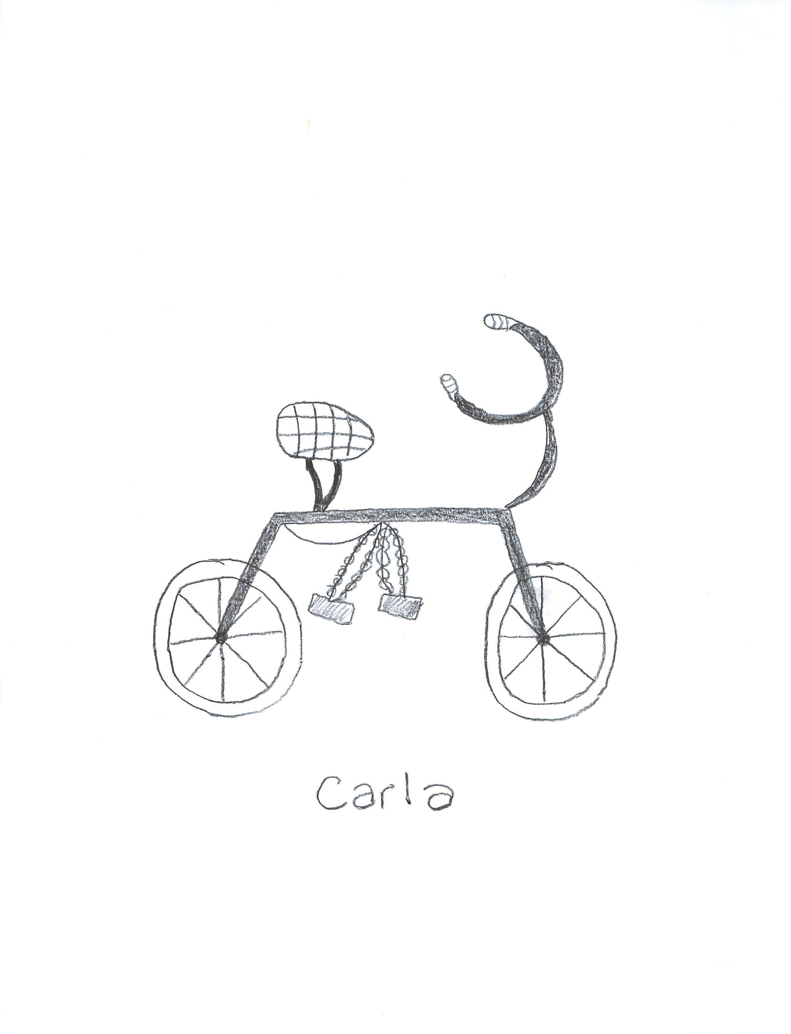 2531x3309 Drawing A Bike From Memory Boing Boing - Bike Line Drawing