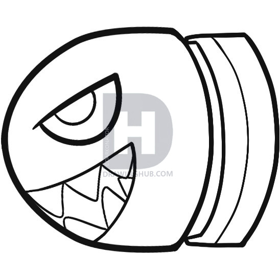 548x548 how to draw bullet bill, bullet bill, mario, step - Bill Drawing