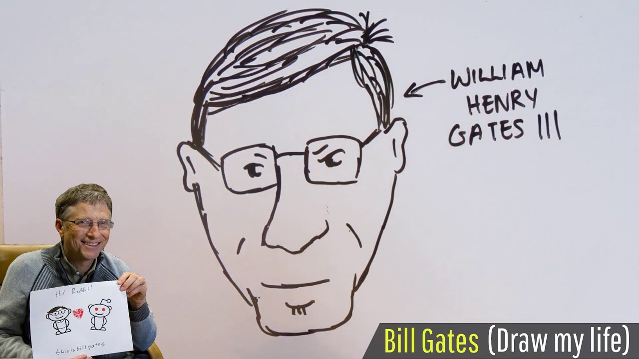 1280x720 bill gates - Bill Gates Drawing