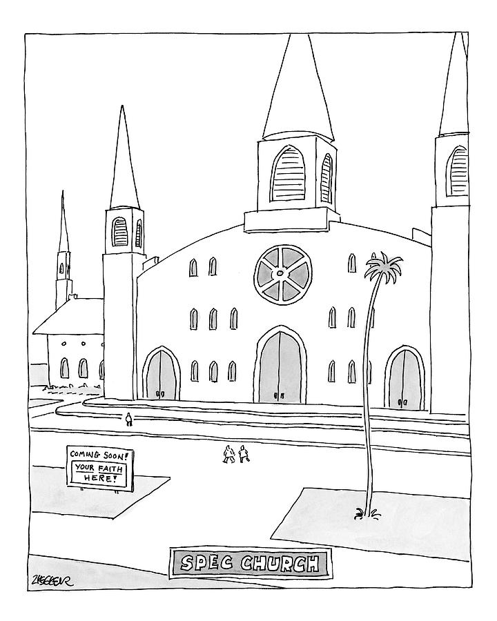 720x900 title spec church a billboard outside a church drawing - Billboard Drawing