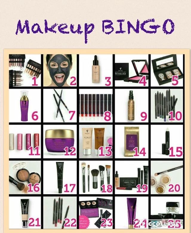 640x779 makeup bingo! have each player pick numbers then randomly draw - Bingo Drawing
