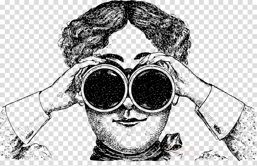 900x580 Binoculars, Sunglasses, Transparent Png Image Clipart Free Download - Binoculars Drawing