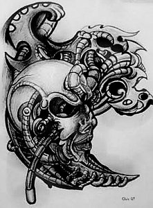 221x300 Biomechanical Drawings Fine Art America - Biomechanical Drawings