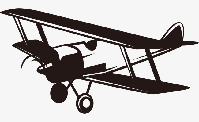 650x400 old biplane, cartoon hand drawing, vehicle, vintage aircraft png - Biplane Drawing