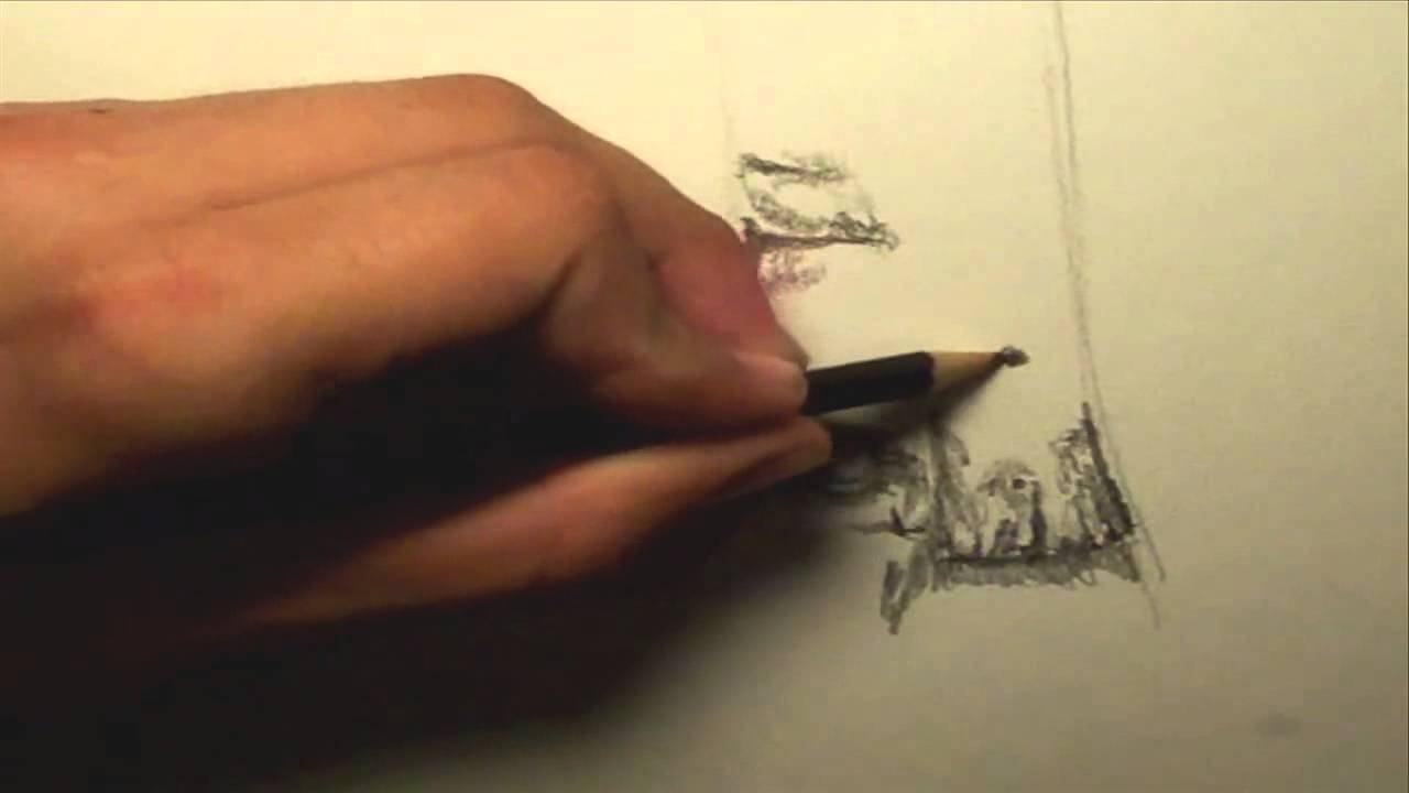 1280x720 Tutorial - Birch Tree Drawing