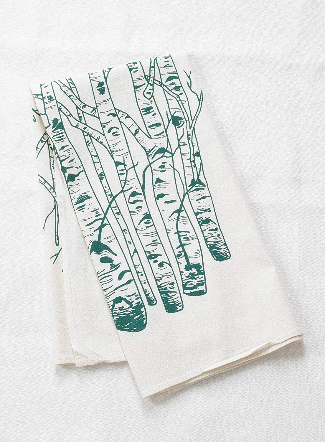 1103x1500 Tea Towel - Birch Tree Drawing