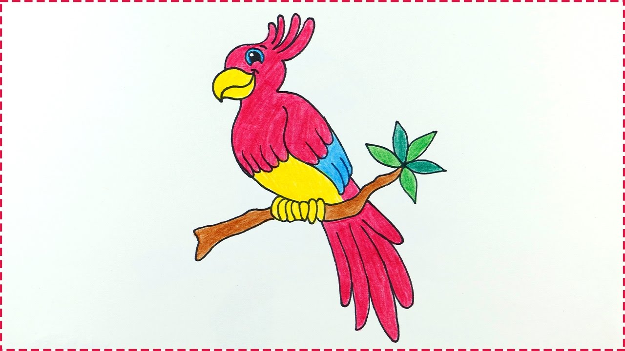 1280x720 Bird Drawing For Kids Beginners - Bird Drawing