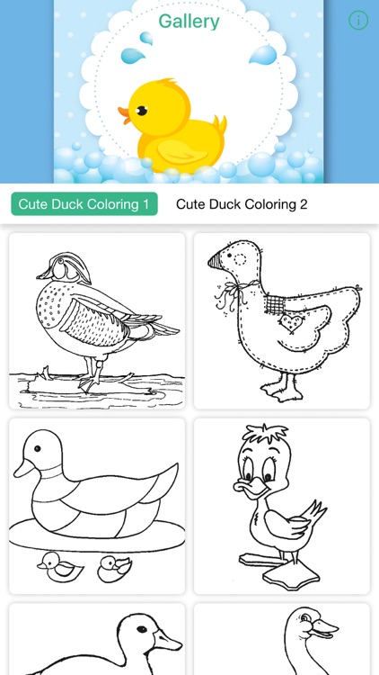 422x750 Cute Duck Coloring Drawing Book For Kids - Bird Drawing Book