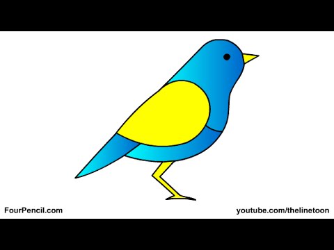 Bird Drawing For Kids