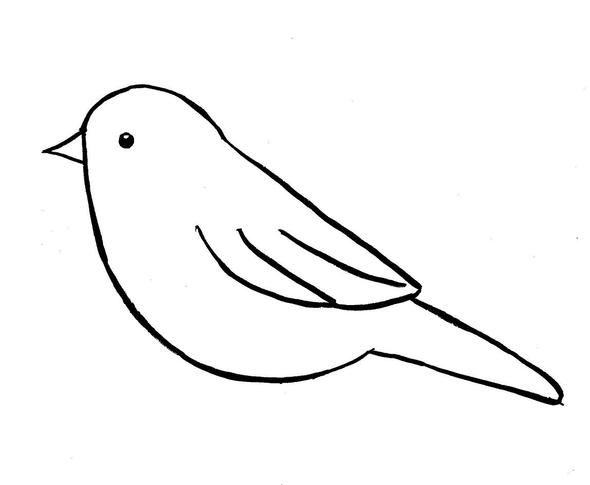 1149x946 Bird Drawing Easy - Bird Drawing Step By Step