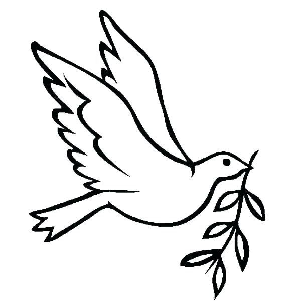 600x612 Coloring Pages Of A Bird Cartoon Birds Flying Coloring - Bird In Flight Drawing