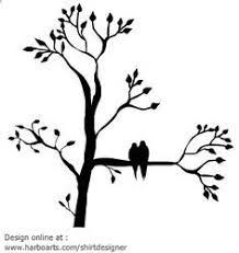 218x231 Image Result For Simplified Two Birds In Tree Drawing Silhouette - Bird In Tree Drawing