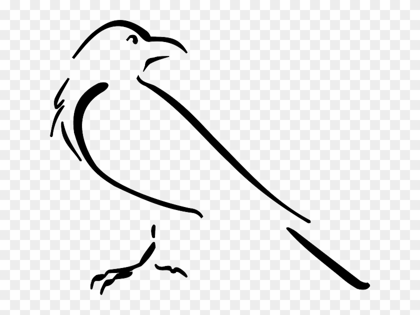 840x630  - Bird Outline Drawing