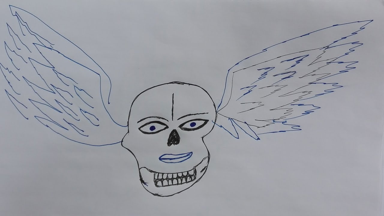 1280x720 How To Draw Bird Skull Draw Youtube Bird Skeleton Drawing - Bird Skull Drawing