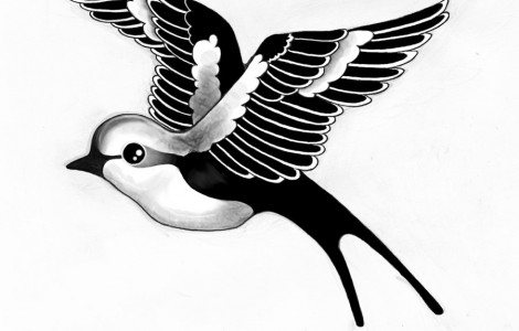 470x300 Blue Bird Tattoo Drawing Tattoos Designs Ideas - Bird Tattoo Drawing