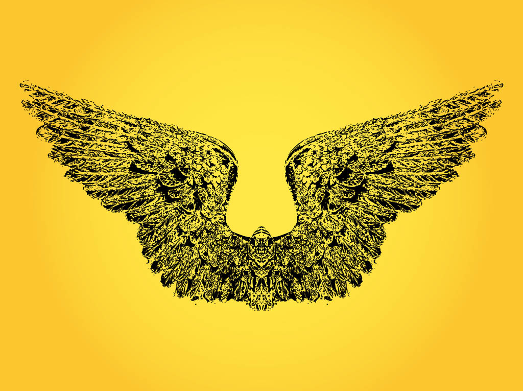 1024x765 Bird Wings Drawing Vector Art Graphics - Bird Wings Drawing