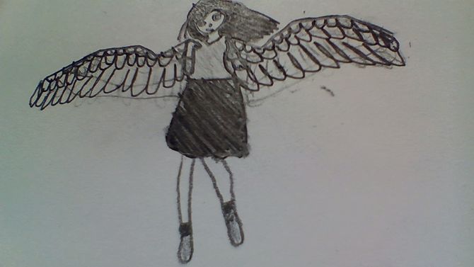 670x377 Ways To Draw Wings - Bird Wings Drawing