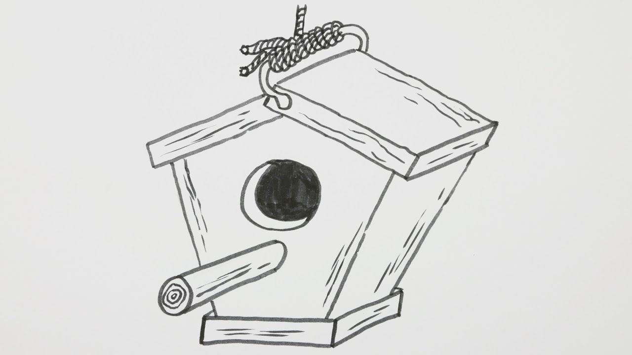 Birdhouse Drawing at Explore collection of