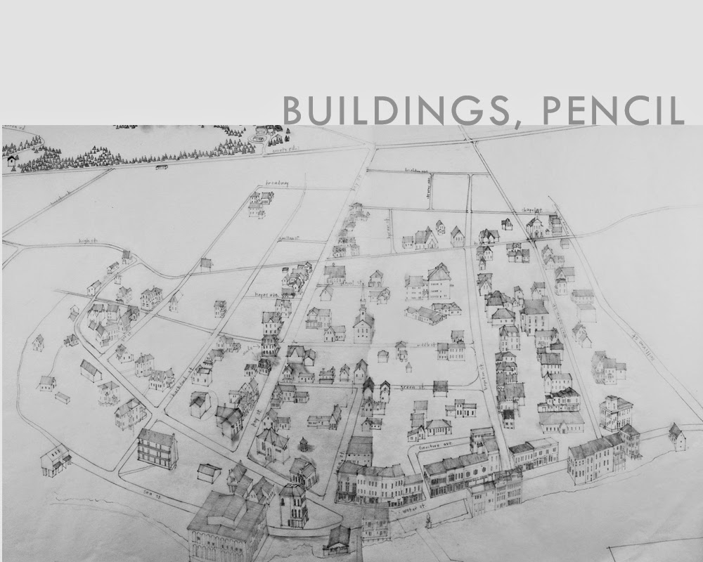 1000x800 Turn Of The Centuries A Bird's Eye View Drawing Of Eastport Maine - Birds Eye View Drawing
