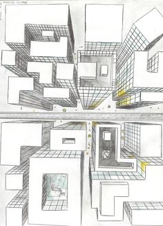 236x326 Directly Overhead Birds Eye View Perspective Drawing Grade - Birds Eye View Drawing