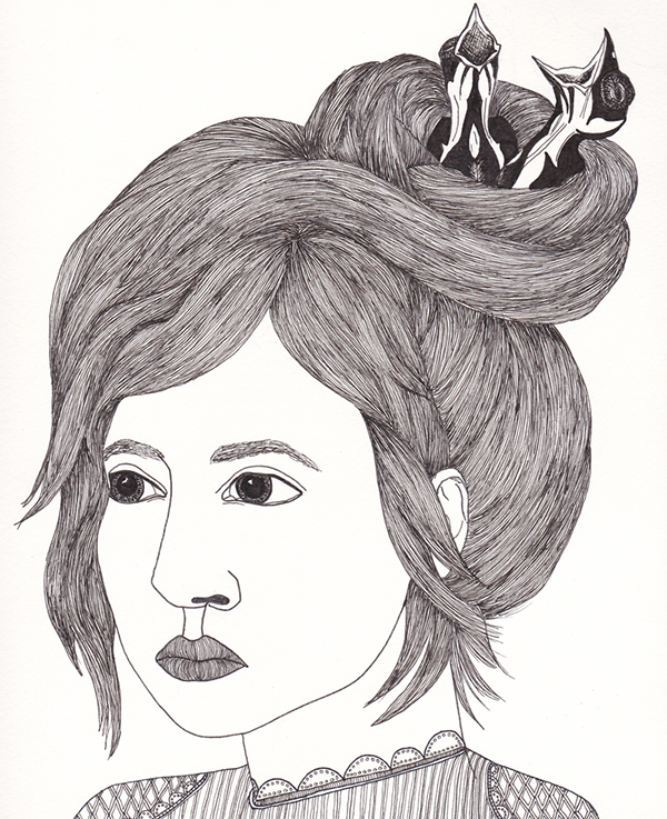 600x737 Birds Nest On Behance - Birds Nest Drawing