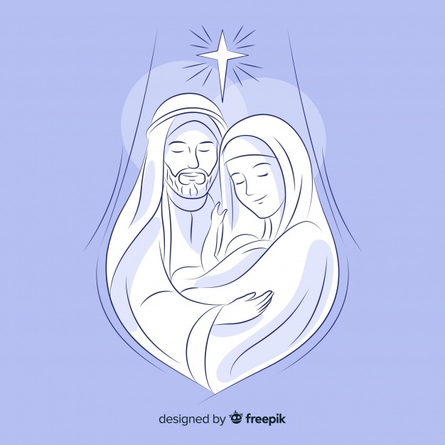 626x626 jesus birth vectors, photos and free download - Birth Of Jesus Drawing