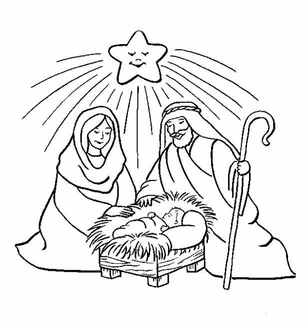 Birth Of Jesus Drawing at PaintingValley.com | Explore collection of ...