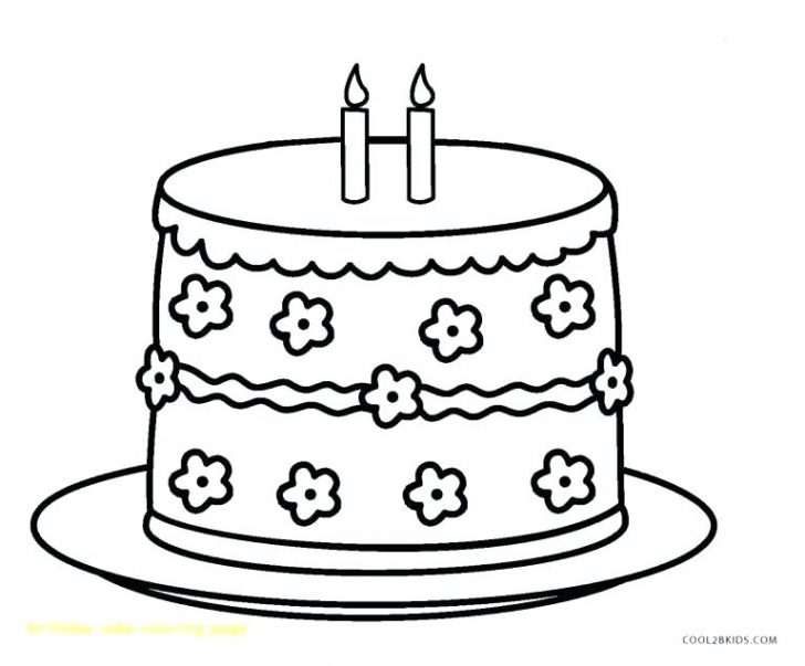 728x603 printable birthday candles coloring pages colouring - Birthday Candle Drawing