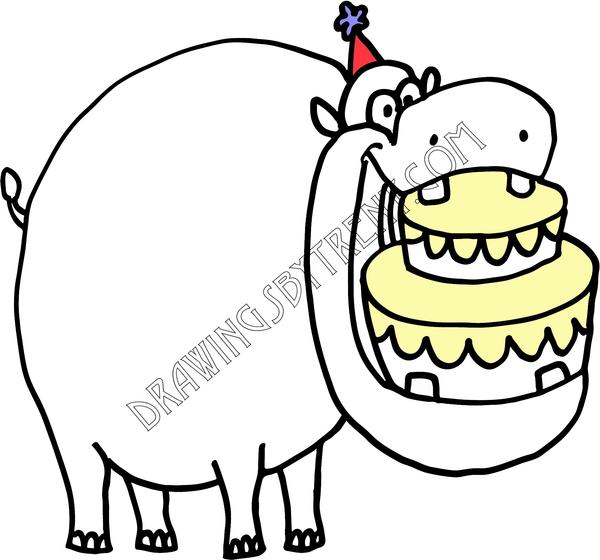 600x560 Birthday Cards Drawings - Birthday Card Drawing